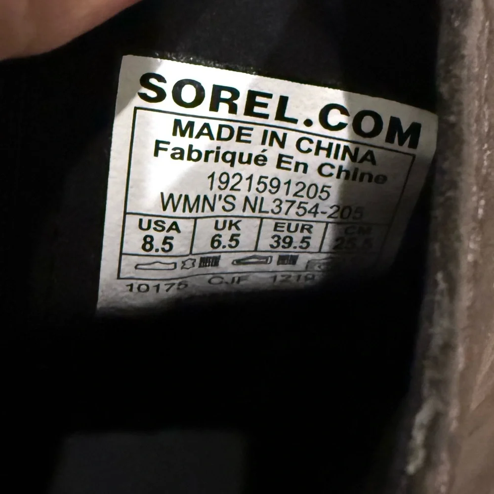 Sorel Arctic Wedge II Chelsea Boots Womens 8.5 Brown Leather NL3754-205